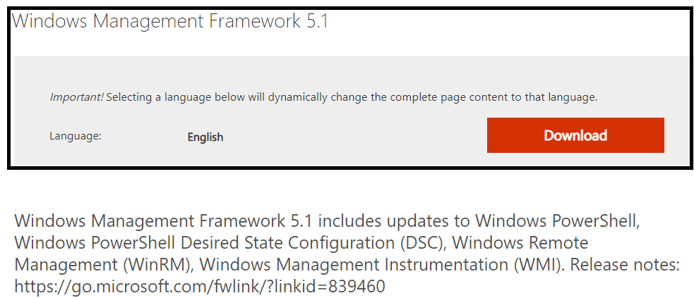 framework 5.1 download